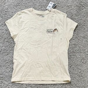 Salty Crew Women's Off-White Short Sleeve Tee